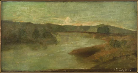 Řeka, Itálie, mezi lety 1856 a 1862 (olej)