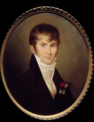 Portrét Clauda Francise, barona de Meneval (1778-1850), tajemníka Napoleona Bonaparta. Obraz Jean Baptiste Isabey (1767-1855)
