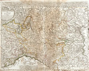 Švýcarsko (Kanton: Ticino), Itálie (Region: Údolí Aosty, Piemont, Lombardie, Trentino-Alto Adige, Benátsko, Friuli-Venezia Giulia, Emilia-Romagna, Toskánsko, Ligurie)