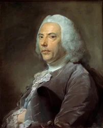 Portrét Pierra Bouguera (1698-1758) Člen Akademie věd, geometr a astronom Malba Jean-Baptiste Perroneau (Jean Baptiste Perronneau) (1715-1783) 1753, 68 x 57 cm - - Portrét Pierra Bouguera (1698 1758) člen Akademie o