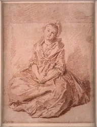 Sedící dívka