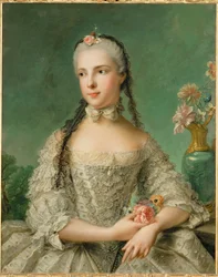 Isabella von Parma, manželka císaře Josefa II (malba na plátně)