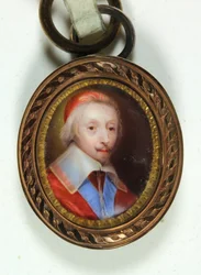 Armand-Jean Du Plessis, kardinál, Duc De Richelieu (smalt)