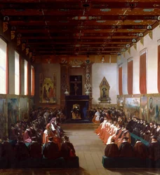 Shromáždění notables v Rouen Jindřich IV v roce 1596