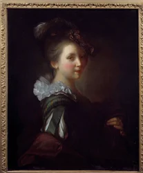 Portrét ženy Malba Jean Alexis Grimou (1680-1740) 18. století Toulouse, Musee des Augustins