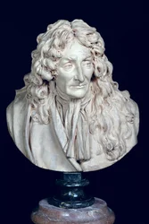 Busta Jean de La Fontaine (1621-95) 1692 (hlína)
