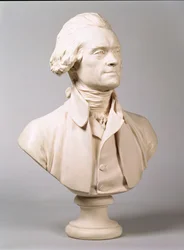 Thomas Jefferson (1743-1826) 1789 (sádra)