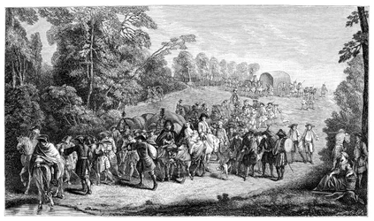 Pochod pěchoty, 1885.