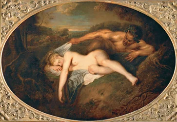 Nymfa a satyr ...