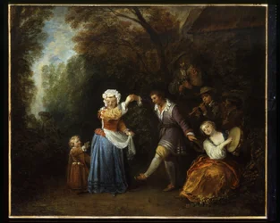Country Dance (olej na plátně)
