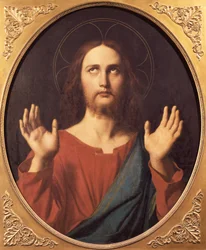 Kristus, Jean Auguste Dominique Ingres (1780-1867), olej na plátně, 80x66 cm.