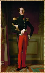 Ferdinand Filip, vévoda orleánský, syn francouzského krále Ludvíka Filipa (olej na plátně)