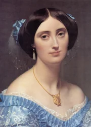 Portrét princezny Albert de Broglie (detail)