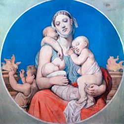 Studie pro barevné sklo v kapli svatého Ferdinanda, 1833