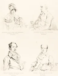 Sylvester (Douglas) Lord Glenbervie; Katherine Anne (North) Glenbervie; Frederic (severní) hrabě z Guilfordu; Frederic Sylvester Douglas