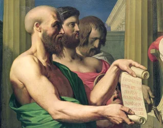Řečtí tragédi, studie pro „Apoteózu Homéra“