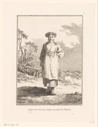Mladá žena z Ingermanland (Ingrie) Femme de la provincie d