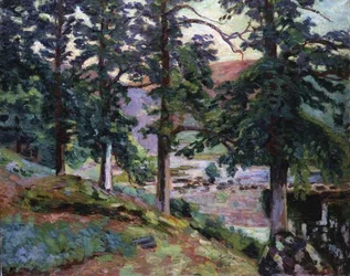 La Creuse, Limousin, kolem roku 1910 (olej na plátně)