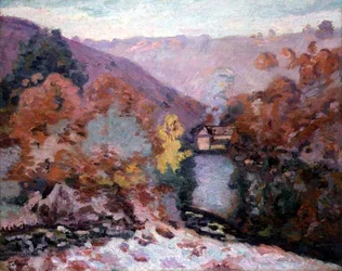 Krajina u La Creuse, Bretaň, asi 1910 (olej na plátně)