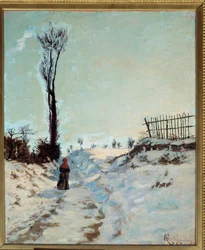 Cesta dutá, sněhový efekt Obraz Jean Baptiste Armand Guillaumin (1841-1927) 1869 Sun. 0,66 x 0,55 m Paříž, musee d