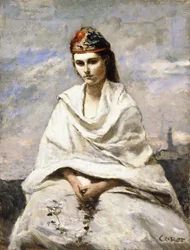 Mladý Řek s bílým šátkem, kolem 1868-70