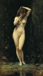 Diana koupající se u fontány