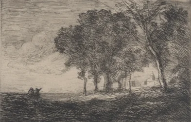 Italská krajina Italská krajina, ca. 1865.