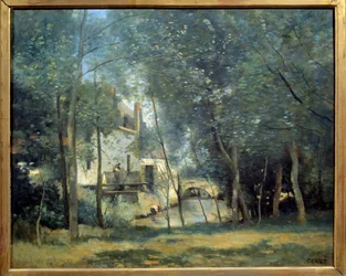 Mlýn v Saint-Nicolas-lez-Arras, 1874. Olej. 0,65 x 0,81 m. Paříž, muzeum Orsay