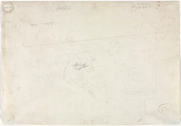 Verso Sketch for a Landscape, 1827.