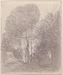 Suvenýr z Villa Pamphili, 1871.