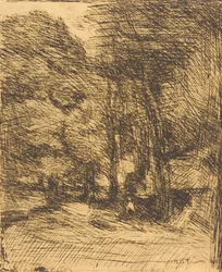Suvenýr z Bas-Breau Suvenýr z Bas-Breau, 1858.