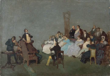 Koncert, asi 1830-40 (olej na plátně)