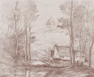 Mlýn v Cuincy, poblíž Douai, 1871-72.