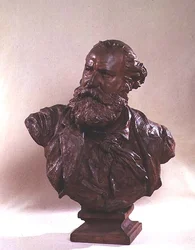 Busta Charlese Gounoda (1818-93) kolem roku 1874 (bronzová)