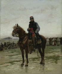 A Mounted Officer, 1877