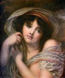 Dívka, konec 18. století, 1912.