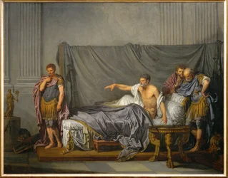 Císař Lucius Septimius Severus obviňuje svého syna Caracallu, že plánoval jeho vraždu ...