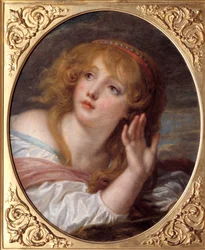 La překvapení Obraz Jean Baptiste Greuze (1725-1805) 18. století Sun. 0,47x0,38 m Chantilly, Musee Conde