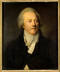 Portrét Armanda Gensonna (1758 - 1793), člen zákonodárného shromáždění konvence. Obraz Jana Křtitele Greuze (1725-1805)