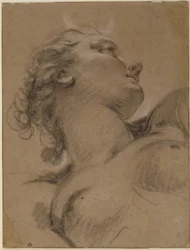 Připsáno Jean-Baptiste Deshays - Hlava a horní část těla Diany, x1983-3