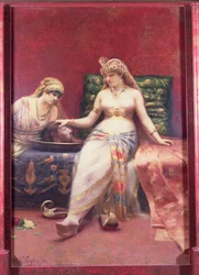 Salome s hlavou Jana Křtitele, 1882 (olej)