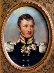 Fridrich Vilém III. Pruský (1770-1840), pruský král. Obraz Jeana-Baptista Isabeye (1767-1855), 19. století