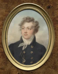 Portrét muže, možná Alexandra I., císaře Ruska, 1814.