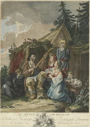 Hráč na balalajce, 1765