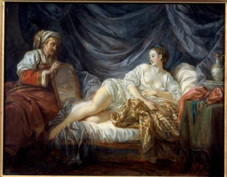 Obraz La Sultane od Jeana Baptista Leprince (1734-1781) 1772 Metz, Museum of Fine Arts