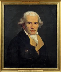 Portrét Gaspard Monge, hrabě z Peluse (1746 - 1818), francouzský matematik. Obraz Jean-Baptiste Mauzaisse (1784-1844).