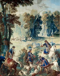 Lov Ludvíka XV. Gobelín Jean Baptiste Oudry (1686 - 1755)