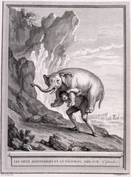 Dva dobrodruzi a talisman, cca 1755-1759