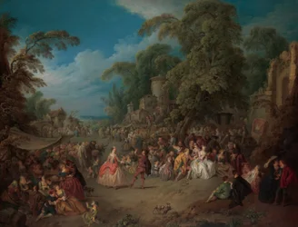 Veletrh v Bezons, ca. 1733.