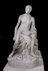 Sedící socha Voltaira (1694-1778), 1776